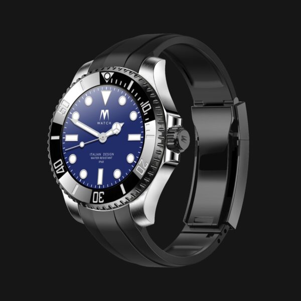 3 Mai Watch - Cassa ACCIAIO ghiera NERO cinturino NERO chiusura NERO TREQUARTI 3 Mai Watch - Cassa ACCIAIO ghiera NERO cinturino NERO chiusura NERO TREQUARTI