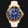 Mai Watch - Cassa GOLD ghiera GOLD GMT cinturino CIPRIA chiusura GOLD - frontale