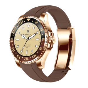 GMT GOLD ROSE ROOTBEER AIWATCH front 4 GMT GOLD ROSE ROOTBEER AIWATCH front 4